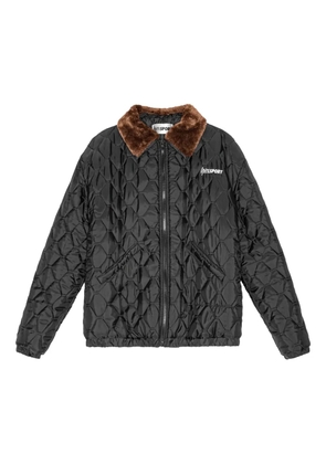 OpéraSPORT quilted trimmed-collar puffer jacket - Black