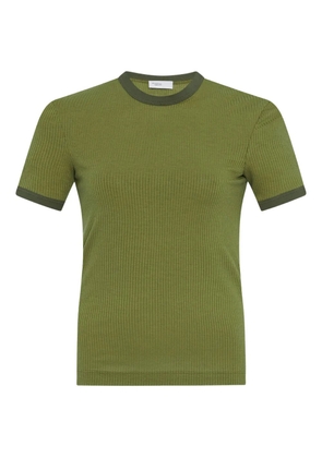 Rosetta Getty ribbed-knit T-shirt - Green
