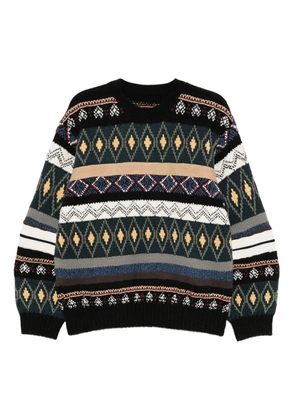 CROQUIS Brocade sweater - Black