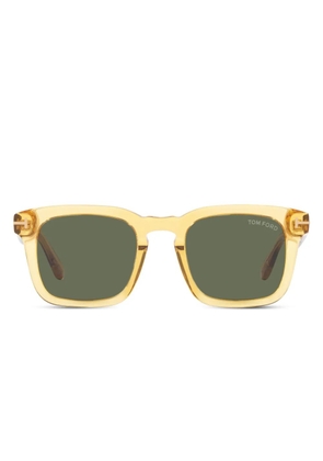TOM FORD Eyewear TR001097 square-frame sunglasses - Yellow