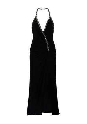 Roberto Cavalli rhinestone-embellished dress - Black