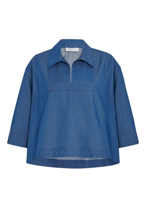 Rosetta Getty chambray blouse - Blue
