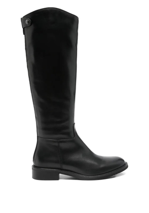 Julie Dee knee-high leather boots - Black