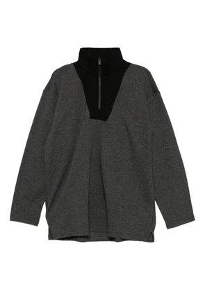 Yohji Yamamoto high-neck sweater - Grey