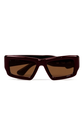 Port Tanger square-frame sunglasses - Red