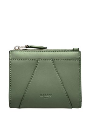 Bally Axeel zip-fastening leather wallet - Green