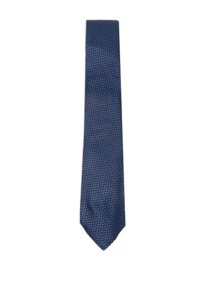 Canali patterned tie - Blue