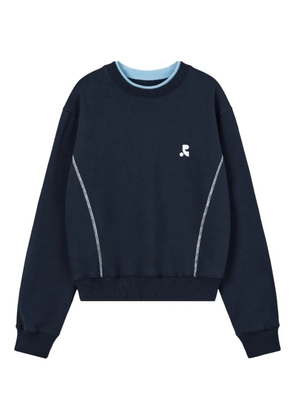 Rest&Recreation layered-neck logo-detail sweatshirt - Blue