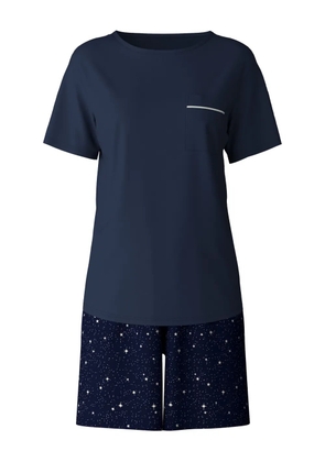 CALIDA pocket star-print pyjamas - Blue