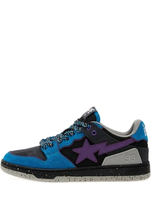 A BATHING APE® star-appliqué sneakers - Blue