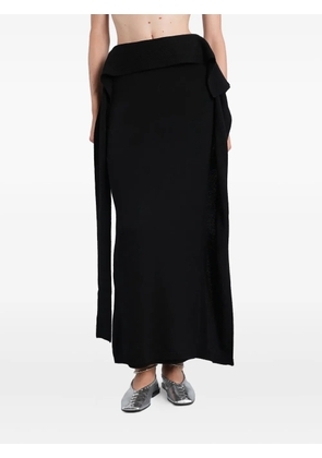 ENTIRE STUDIOS layered draped skirt - Black