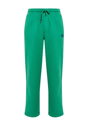 American Vintage Plizzy logo-print track pants - Green