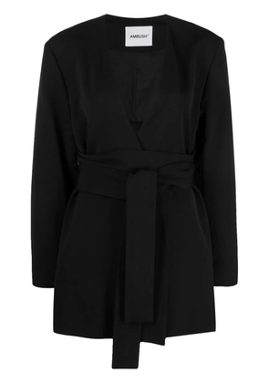 AMBUSH asymmetric-hem belted blazer - Black