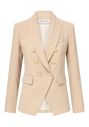 Veronica Beard Miller double-breasted button blazer - Neutrals