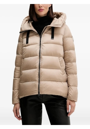 bomboogie Rome hooded padded jacket - Neutrals