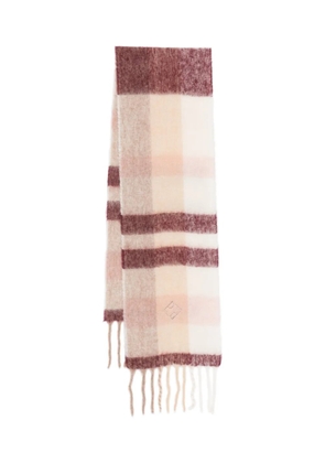 Peserico checked fringed scarf - Neutrals