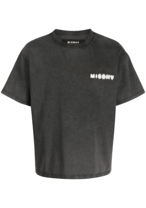 MISBHV logo-print cotton T-shirt - Grey