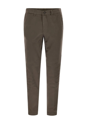 Peserico flat-front chino trousers - Brown