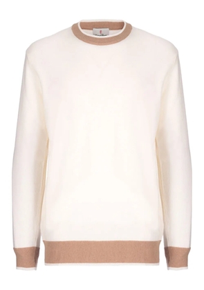 CONTE OF FLORENCE crew-neck wool jumper - Neutrals