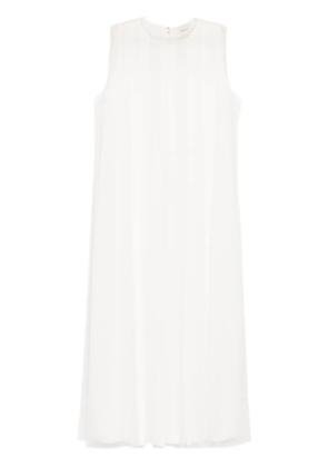 SHATHA ESSA front slit dress - White