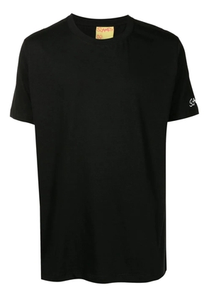 Amir Slama short-sleeved logo-print T-shirt - Black