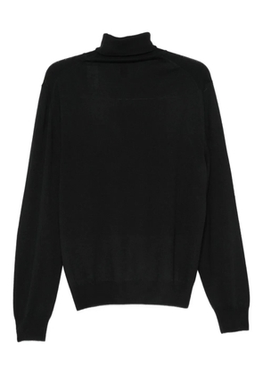 Canali roll-neck sweater - Black