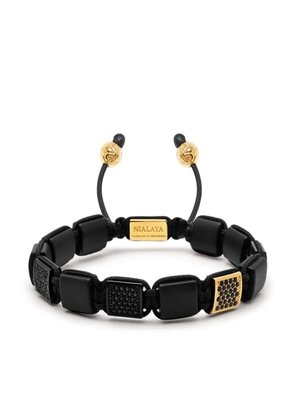 Nialaya Jewelry The CZ beaded bracelet - Gold