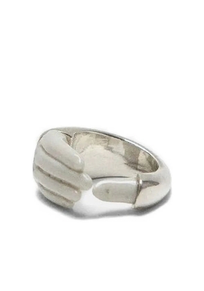Andres Gallardo Hand Grab ring - Silver