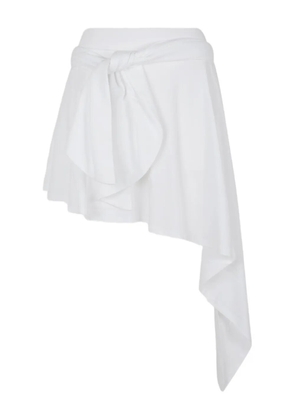 LAMIA LAGHA Nelken asymmetrical skirt - White