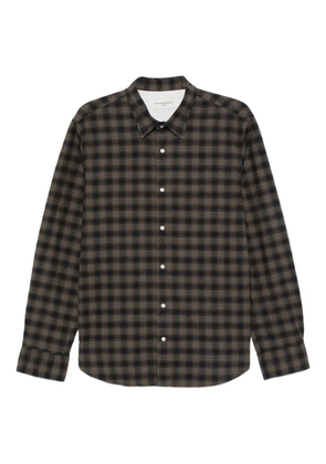 Officine Generale check-print shirt - Green
