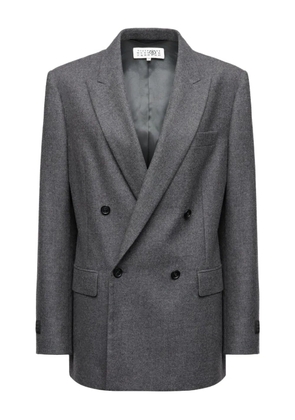 MM6 Maison Margiela virgin-wool blazer - Grey