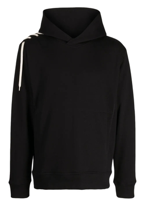 Craig Green lace-up detailing hoodie - Black
