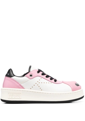 Kenzo contrasting-toecap low-top sneakers - Pink