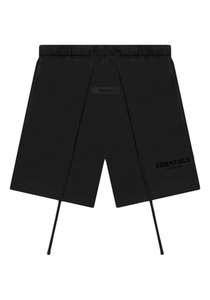 FEAR OF GOD ESSENTIALS logo track shorts - Black