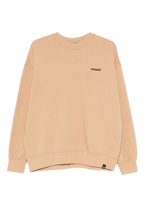 BARROW logo-detail long-sleeve sweatshirt - Neutrals