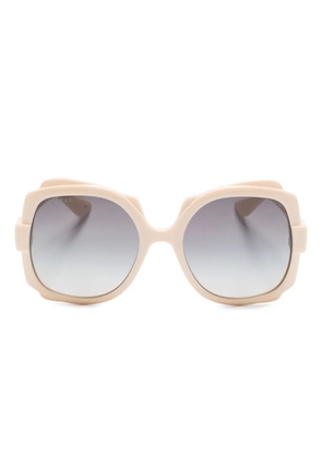 Gucci Eyewear tortoiseshell-effect square-frame sunglasses - Neutrals