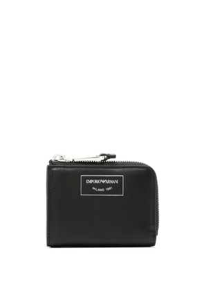 Emporio Armani zip-around small wallet - Black