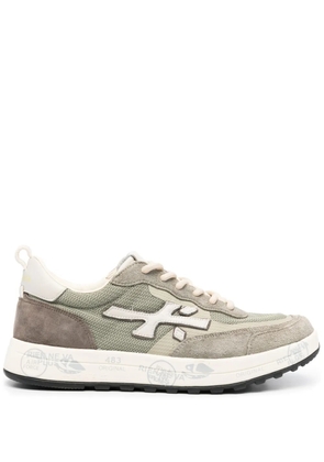 Premiata logo-appliqué low-top sneakers - Green