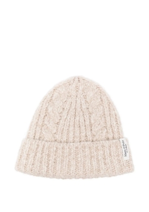 Marc O'Polo cable-knit beanie hat - Neutrals