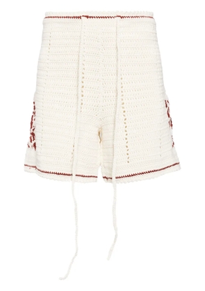 S.S.DALEY Abel crochet shirts - Neutrals