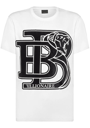 Billionaire logo-print cotton T-shirt - White