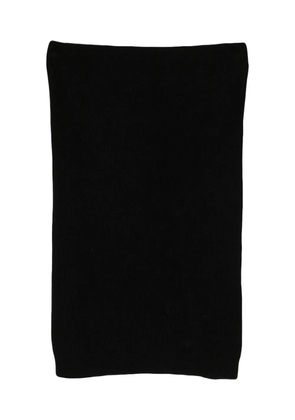 LouLou de Saison ribbed-knit cashmere scarf - Black