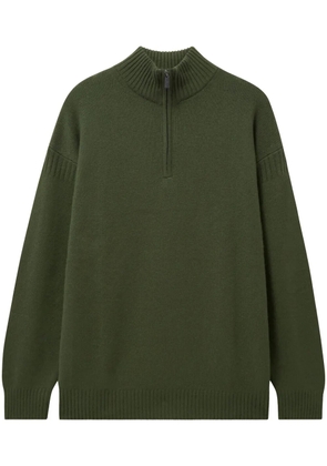 Pringle of Scotland zip cashmere jumper - Green