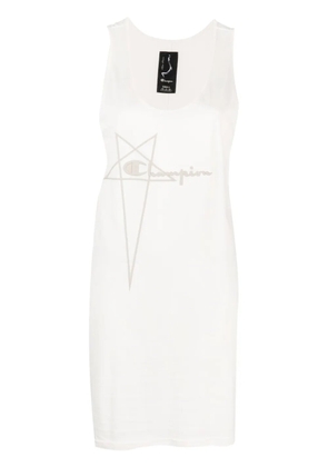 Rick Owens X Champion x Rick Owens cotton tank dress - White