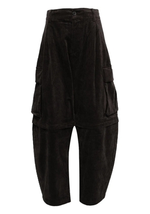 CROQUIS Corduroy Loose-Fit trousers - Brown