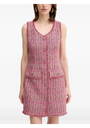 MARCIANO by GUESS Claudia tweed buttoned mini dress - Pink