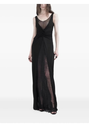 YEHUAFAN gathered dress - Black