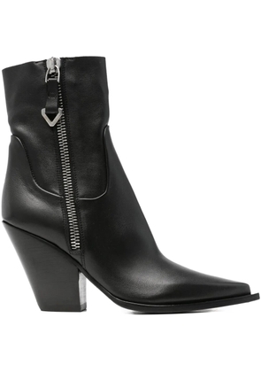 Elena Iachi 90mm pointed-toe ankle boots - Black