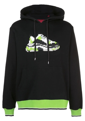 Mostly Heard Rarely Seen 8-Bit Mint Wave jersey hoodie - Black