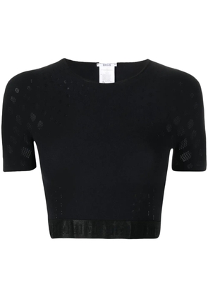 Wolford semi-sheer cropped top - Black
